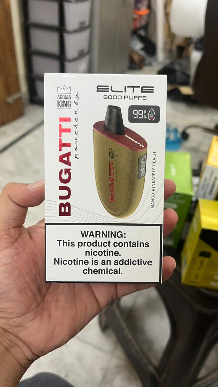 Bugatti Elite Premium Vape Vape - 9000 Puffs