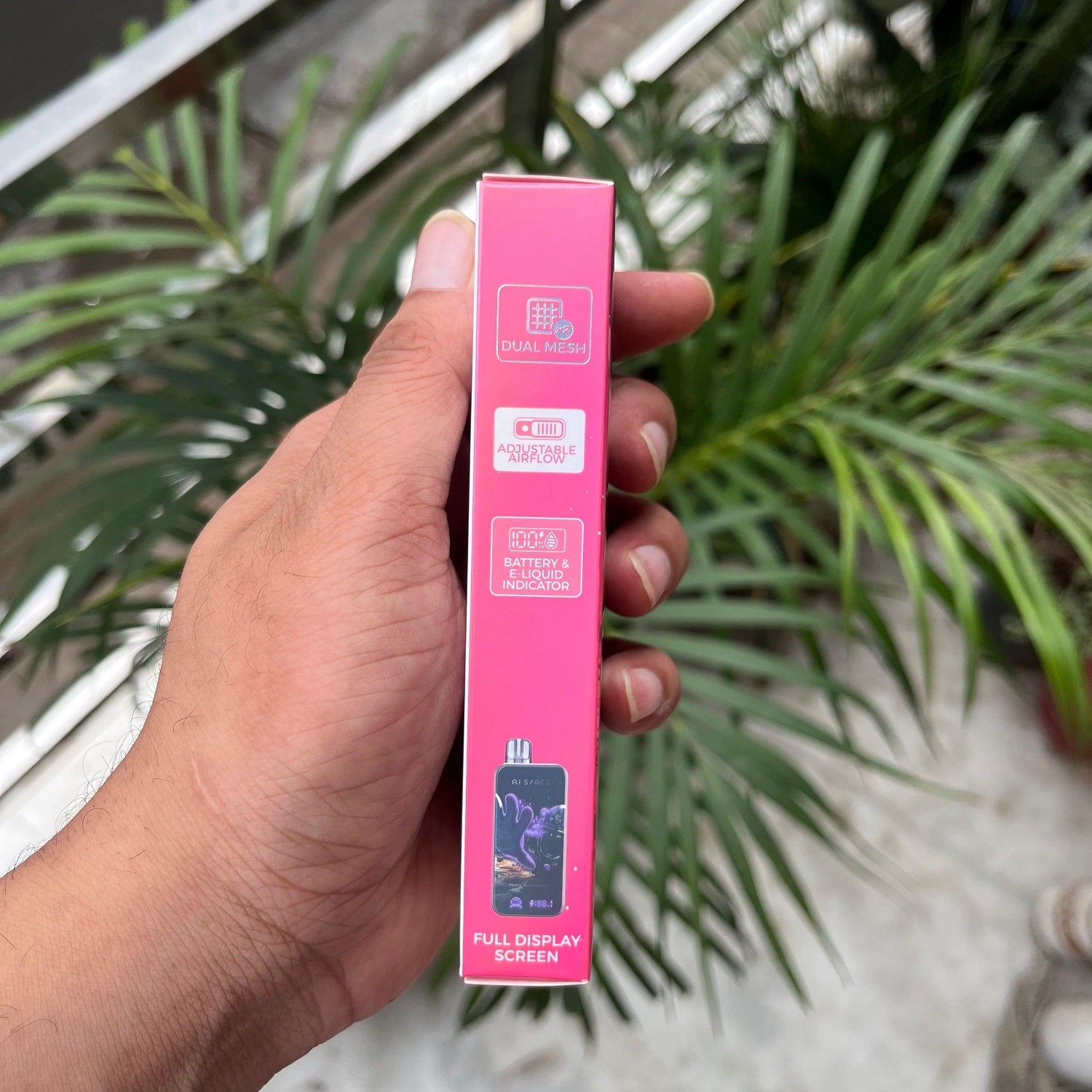 Olivebar AI Space 28000 Puffs | Full Display Screen