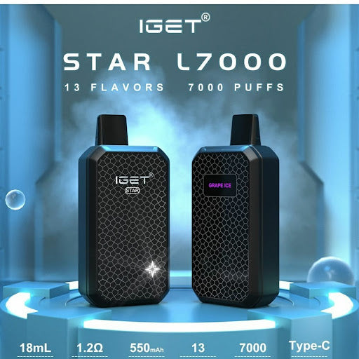 IGet Star L7000 Puffs- (Without Box)