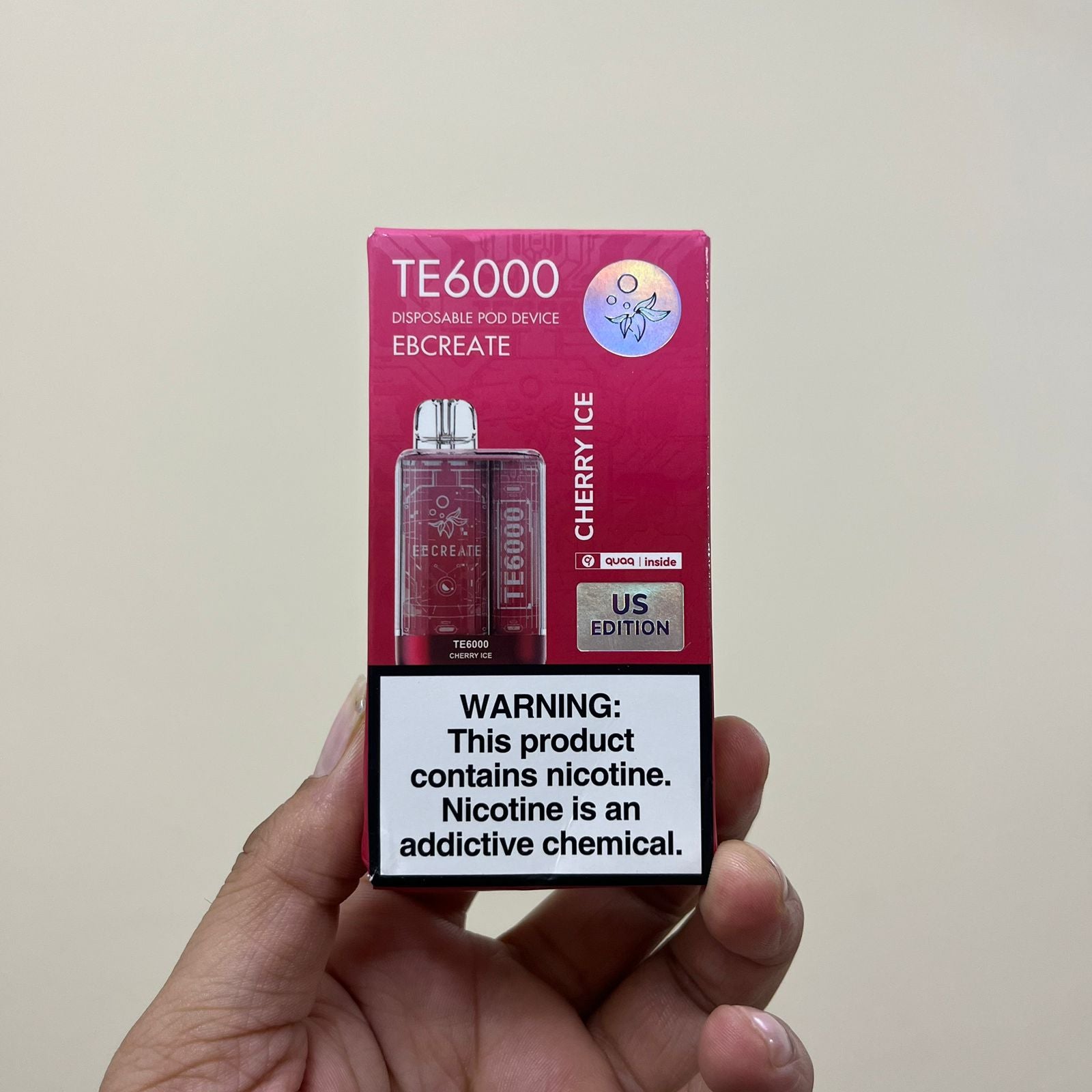 EB Create TE 6000 Rechargeable Vape Device - Nic 5mg