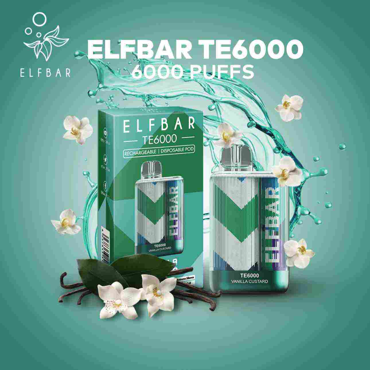 ELF Bar TE 6000 Rechargeable Vape Device - Nic 5mg