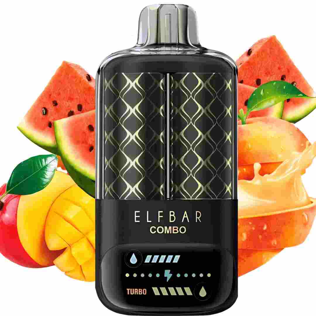 Elf Bar Combo Dual Flavour with Smart Screen (25000 Puffs)