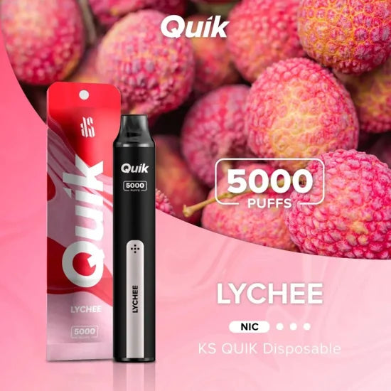 Quik Easy Refillable Vape with Type C Charging - 5000 Puffs-(Without Box)