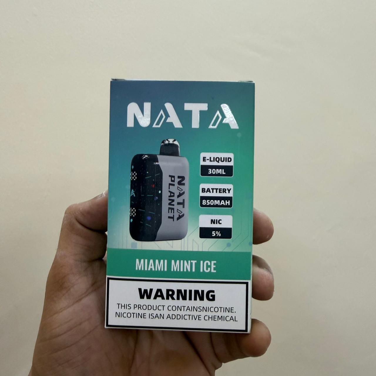 Nata Planet Rechargeable Vape Device with 5% Nic - 30,000 Puffs