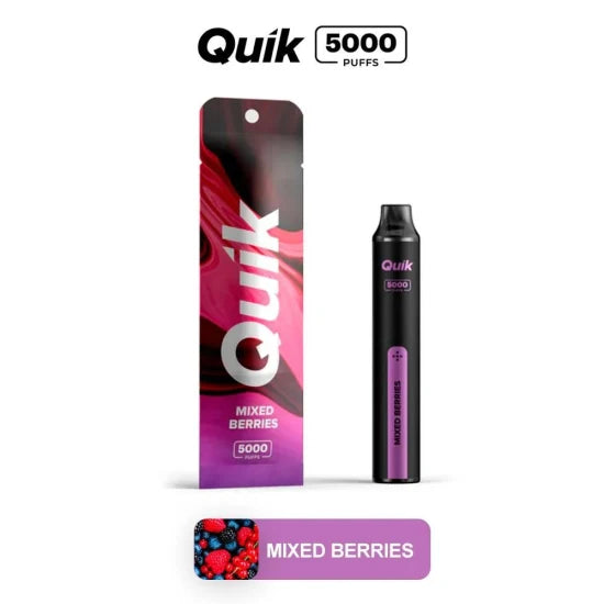 Quik Easy Refillable Vape with Type C Charging - 5000 Puffs-(Without Box)