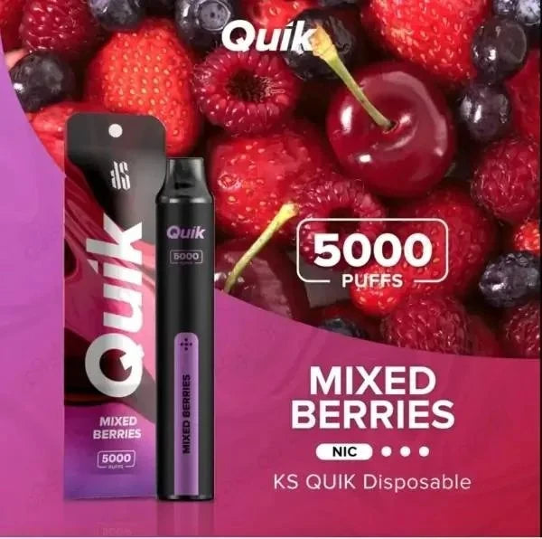 Quik Easy Refillable Vape with Type C Charging - 5000 Puffs-(Without Box)