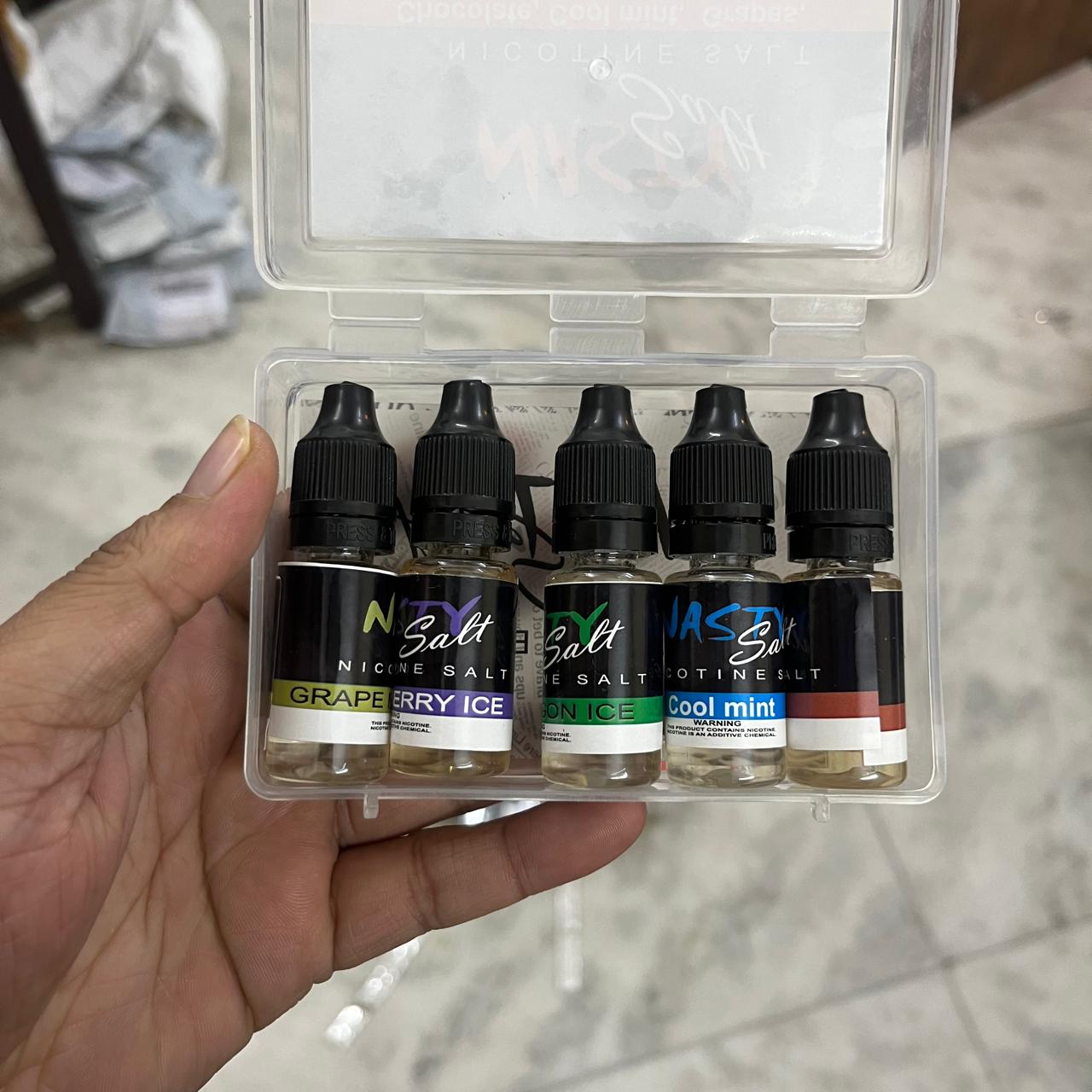 Nasty Salt Flavor E-Liquid Juice 10ml - Pack of 5