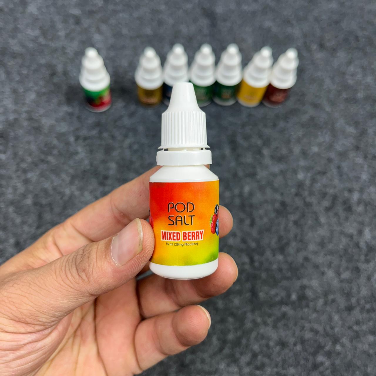 Pod Salt Flavour Nic Juice 15ml - 20mg Nic