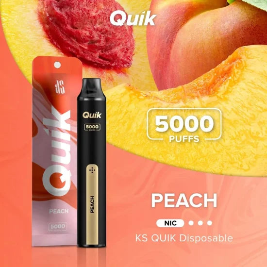 Quik Easy Refillable Vape with Type C Charging - 5000 Puffs-(Without Box)