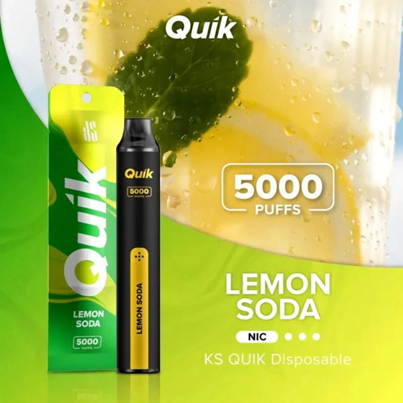 Quik Easy Refillable Vape with Type C Charging - 5000 Puffs-(Without Box)