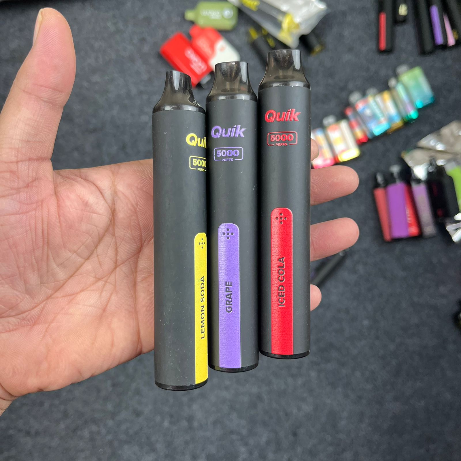 Quik Easy Refillable Vape with Type C Charging - 5000 Puffs-(Without Box)