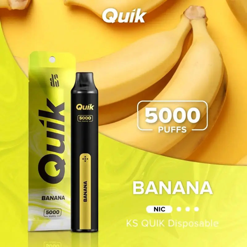 Quik Easy Refillable Vape with Type C Charging - 5000 Puffs-(Without Box)