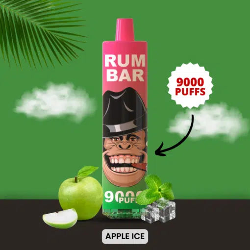 Run Bar 9000 Puffs Apple Ice (Without Box)