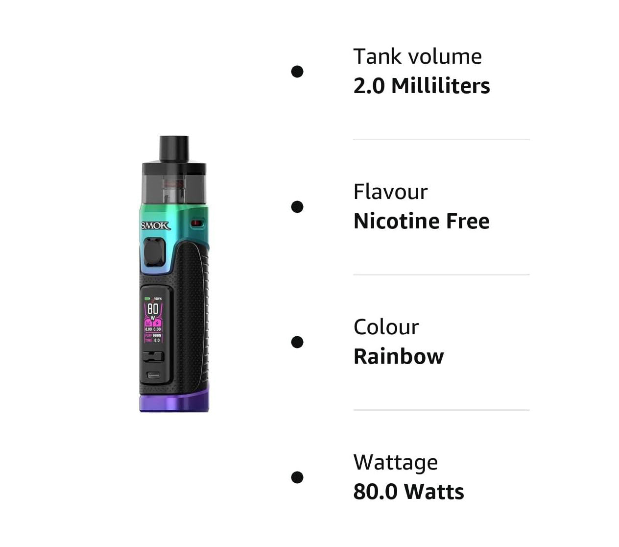 Smok RPM 5 Kit - Prism Rainbow -(Without Box)