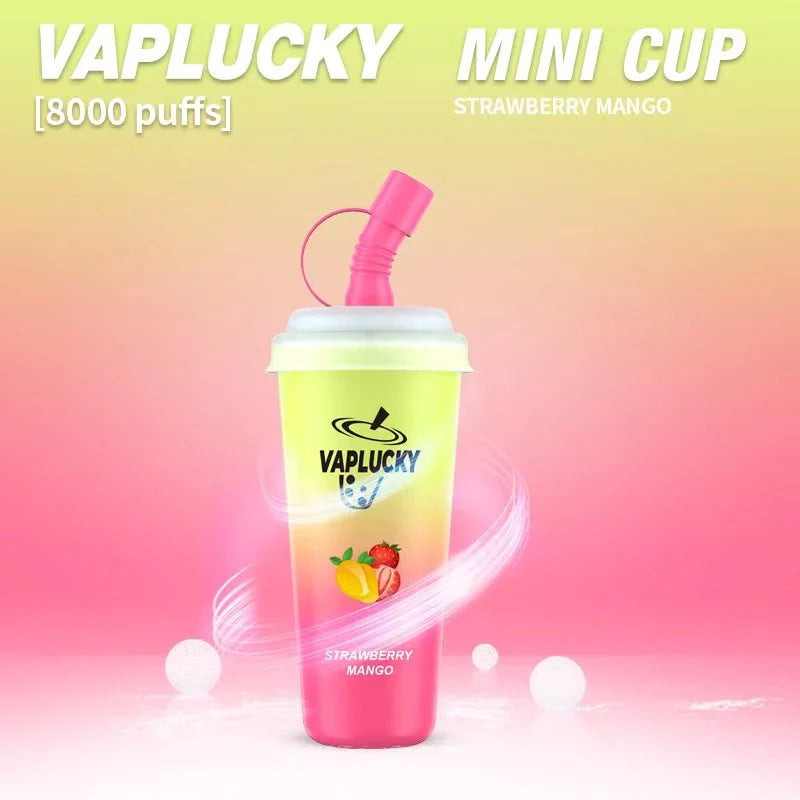 VAPLUCKY 8000 Puffs Strawberry Mango (Without Box)