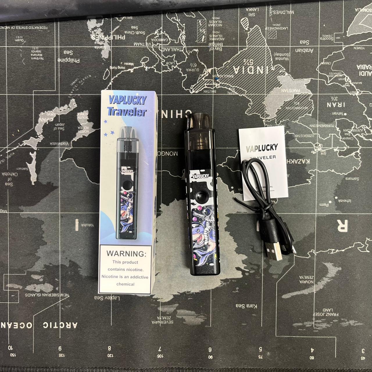 Vaplucky Refillable Vape Device Kit with Free Extra 3 Pods