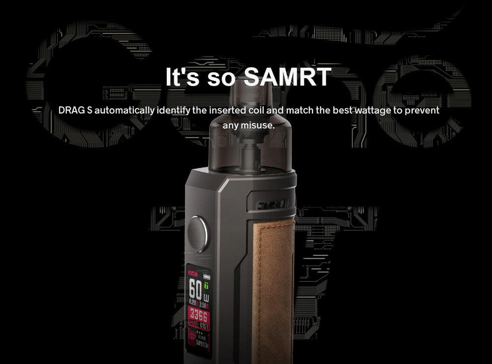 VOOPOO DRAG S MOD POD KIT with Free Battery & Flavour – vapevilla