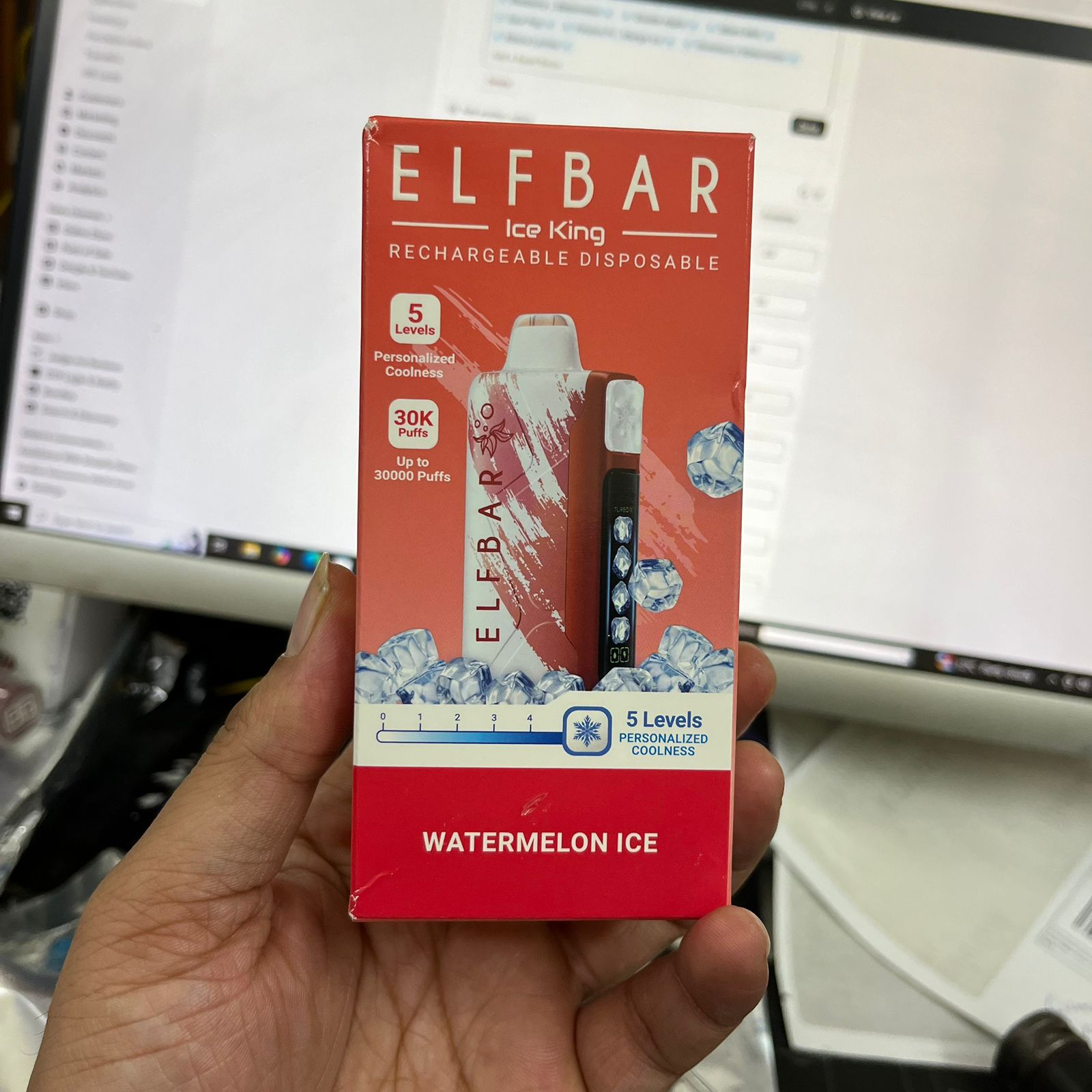 Elf Bar Ice King - 5 Level Adjustable Coolness - 30k Puffs