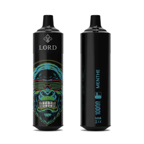 Puff 10000 sans nicotine Lord 20 ml – Menthe(Without Box)