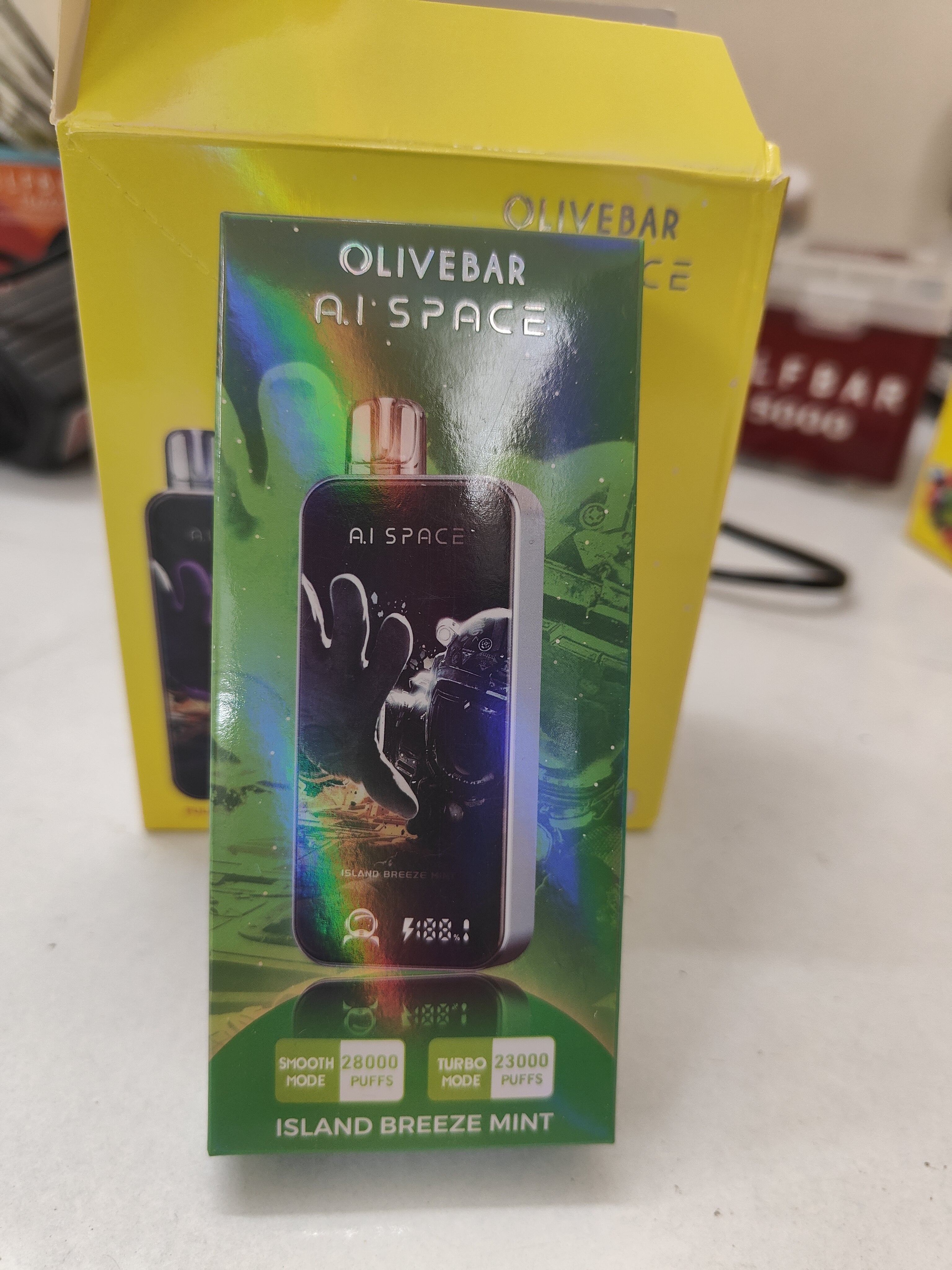 OLIVEBAR AI SPACE 28000 Puffs