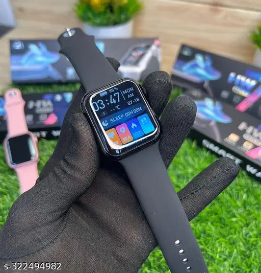 BLACK LATEST SMART WATCH HW7 MAX