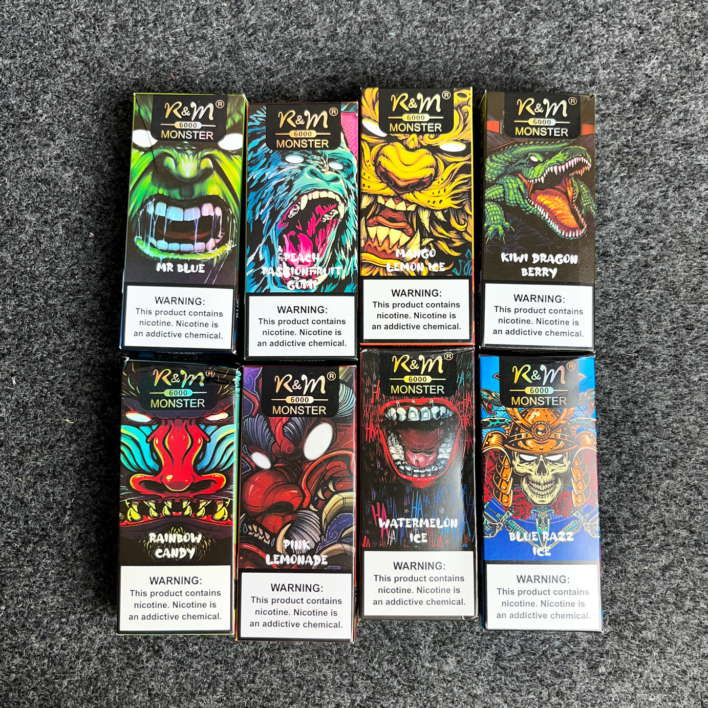 R&M MONSTER Disposable Vape - 6000 Puffs