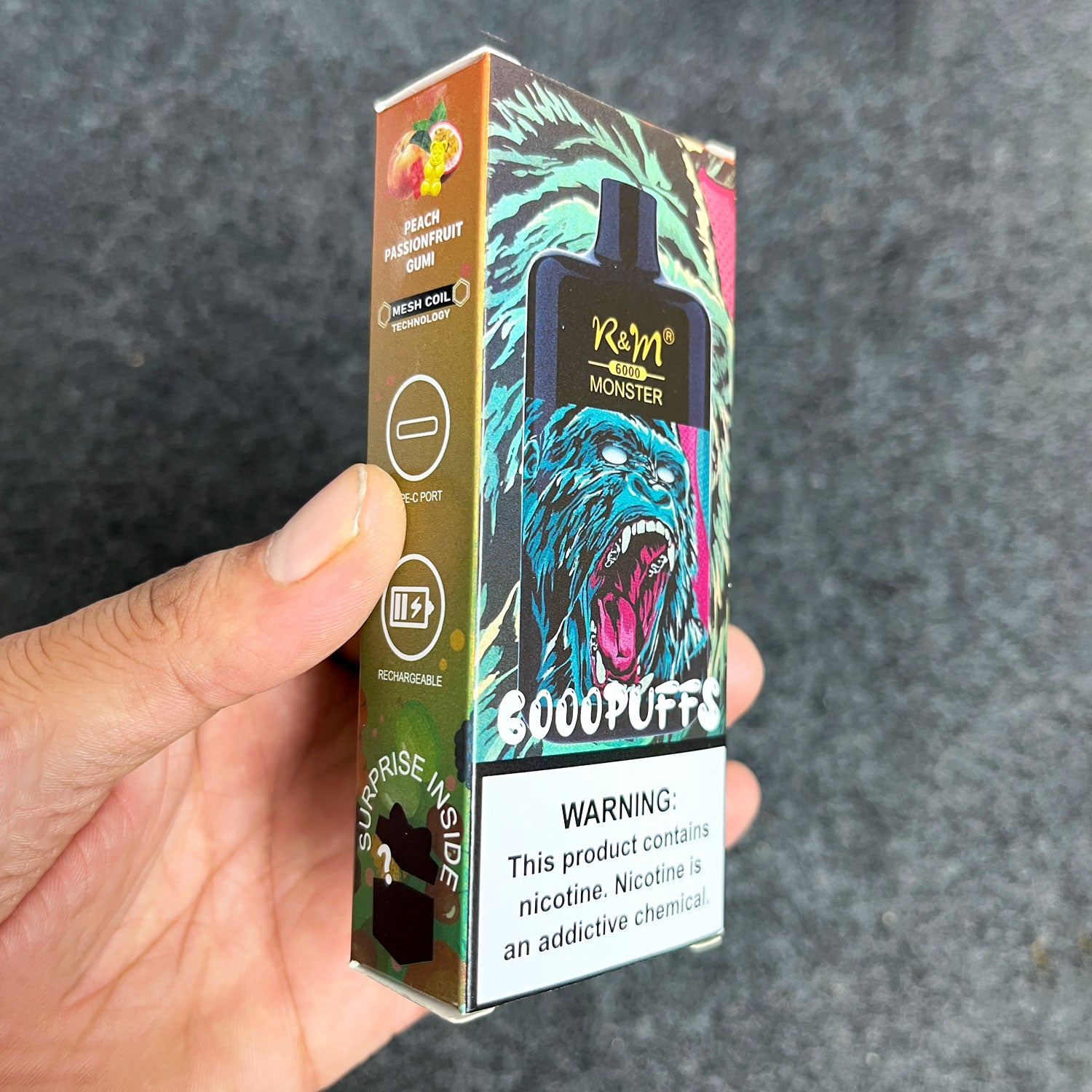 R&M MONSTER Disposable Vape - 6000 Puffs